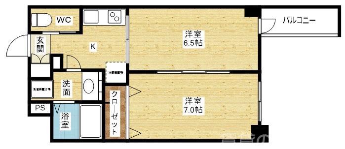 コンフォリア・リヴ新大阪WESTの間取り