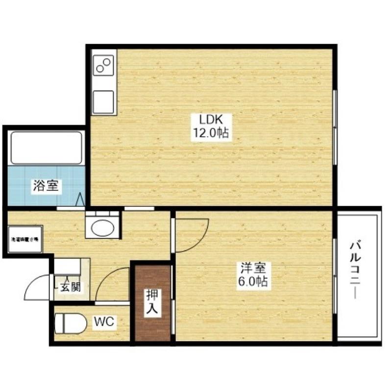 JMRレジデンス新大阪の間取り