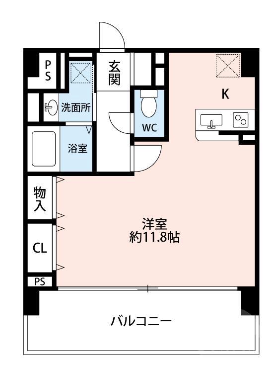 昭和町の完工年月(2008年4月)築の賃貸マンションの間取り