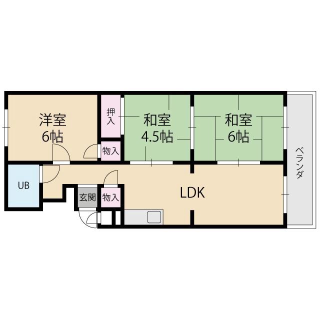 寿マンションの間取り