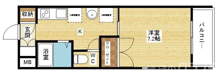 グランドハイツEmの間取り