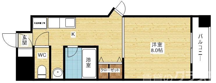 クレアみてじまの間取り