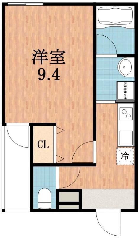 今川の完工年月(2022年10月)築の賃貸アパートの間取り