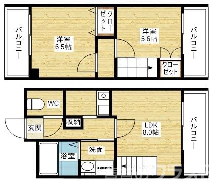 NLC新大阪の間取り