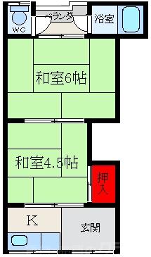 池田文化7号棟の間取り