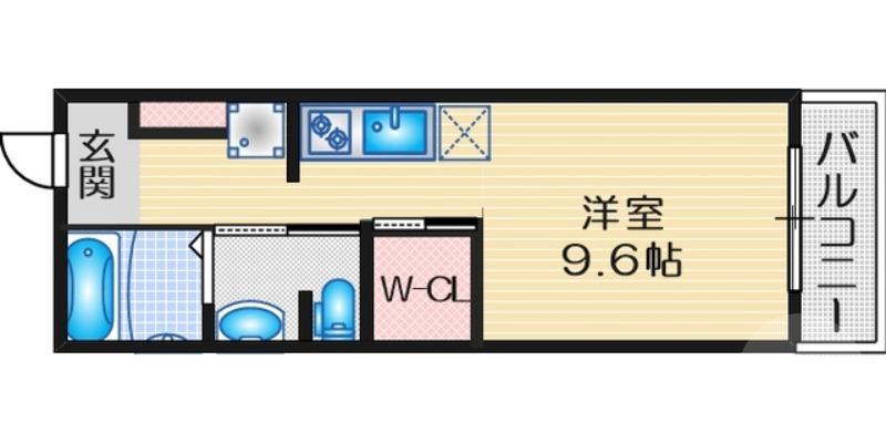 片山町の完工年月(2022年9月)築の賃貸アパートの間取り