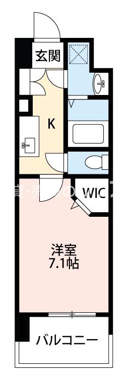 幸町の完工年月(2022年9月)築の賃貸マンションの間取り