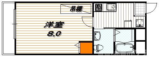 フラッティKeiの間取り