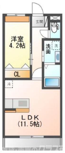 Palacio西院(パラシオ西院)の間取り