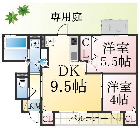 エスポワール垂水の間取り