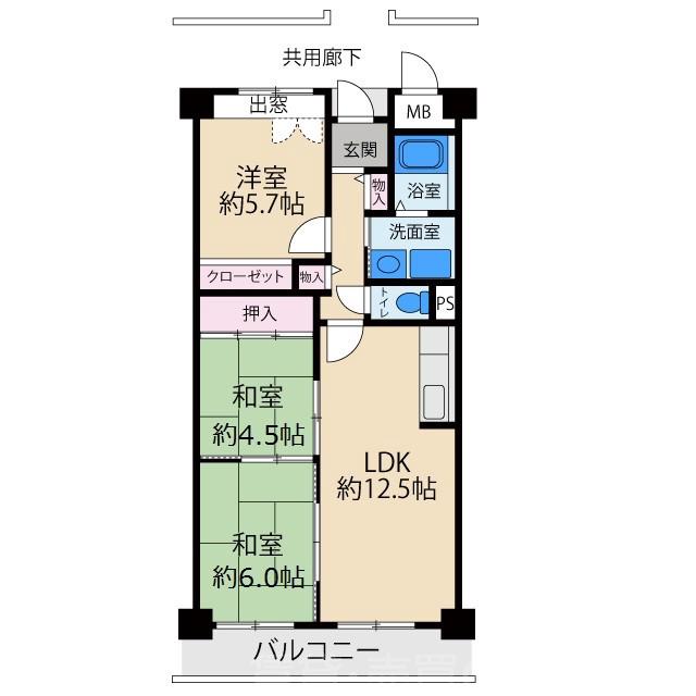 パルハセトンの間取り