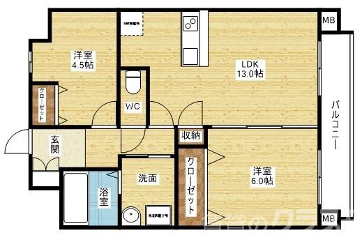 ボニータカーサの間取り