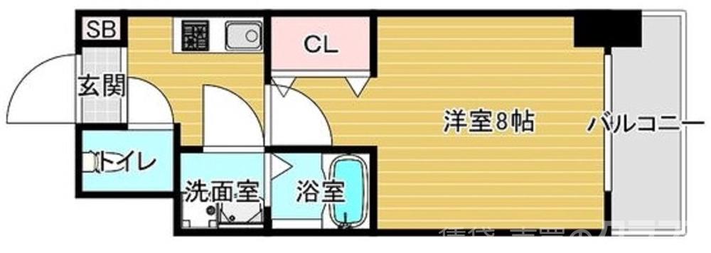 THE GARNET SUITE RESIDENCE京都駅南の間取り