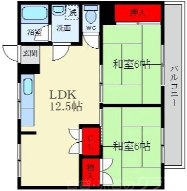 コーポラス美光の間取り