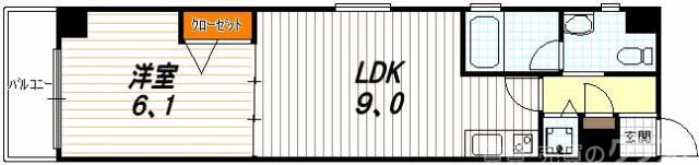 ブローニュ御所東の間取り