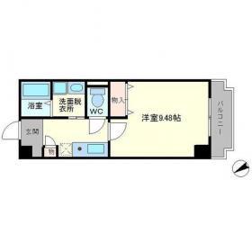 千里山西の完工年月(1997年4月)築の賃貸マンションの間取り