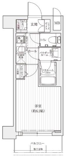 エステムコート京都西院の間取り