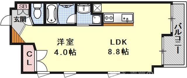 アーバネックス北大路の間取り
