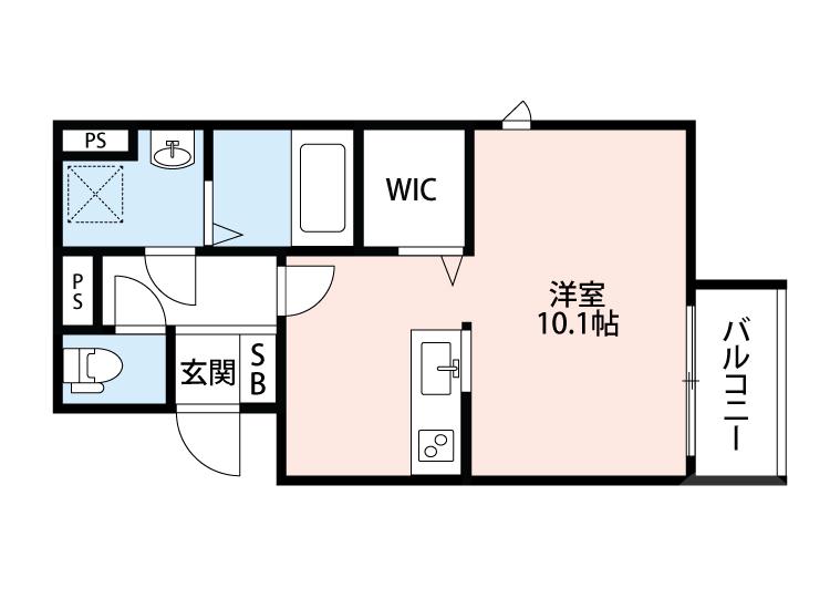 正雀本町の完工年月(2023年3月)築の賃貸アパートの間取り
