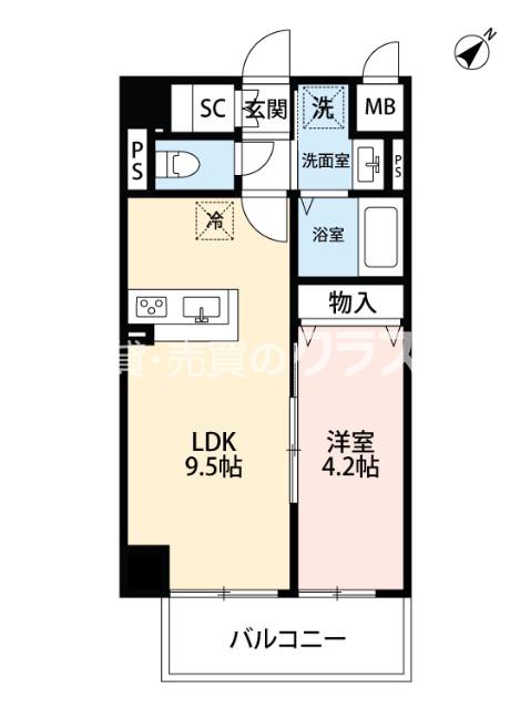 LA MAISON VERTEの間取り