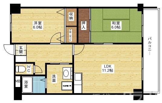 ロイヤルコート歌島の間取り