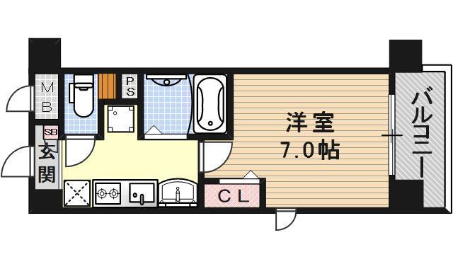 プレミアムステージ京大前の間取り