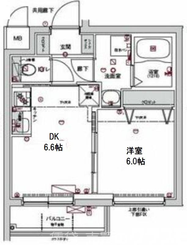 クレストタップ京都丹波口の間取り