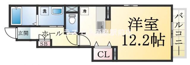パルティール妙法寺Ⅱの間取り