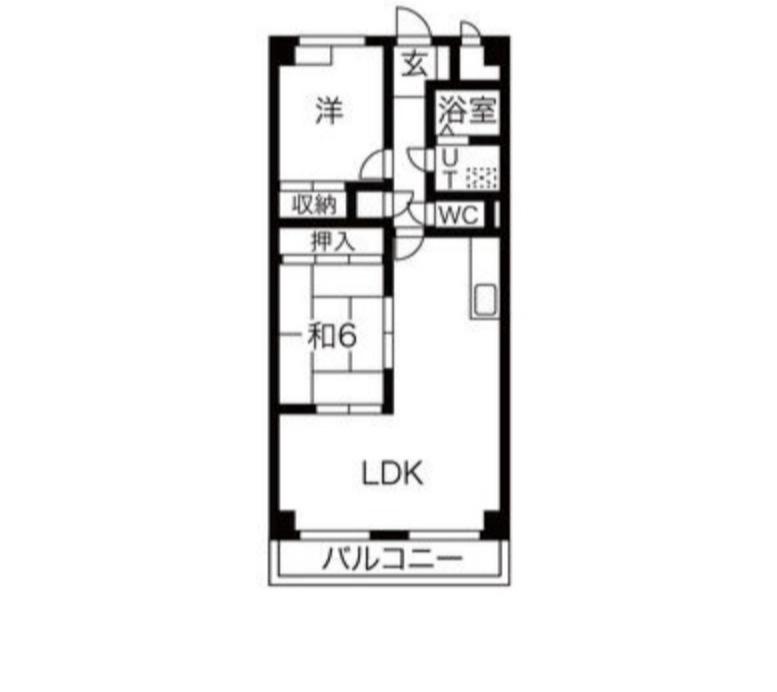 南吹田の完工年月(1997年3月)築の賃貸マンションの間取り