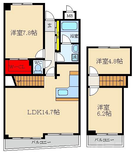 グランドフローラの間取り