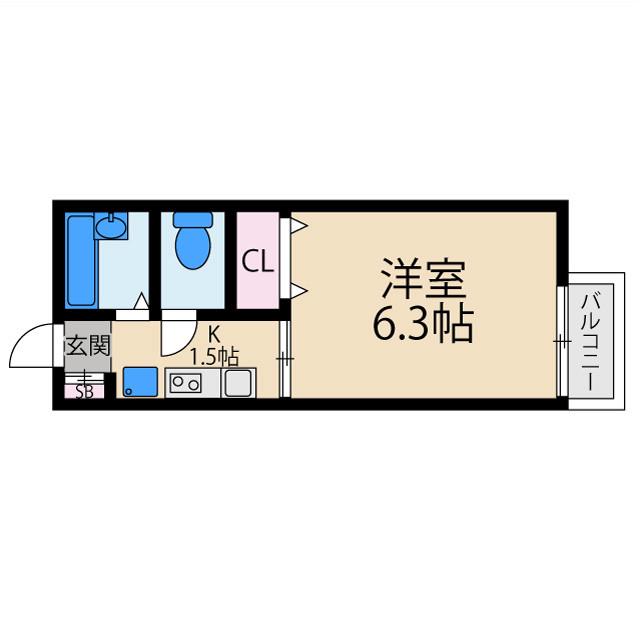 ファミーユ宮野の間取り