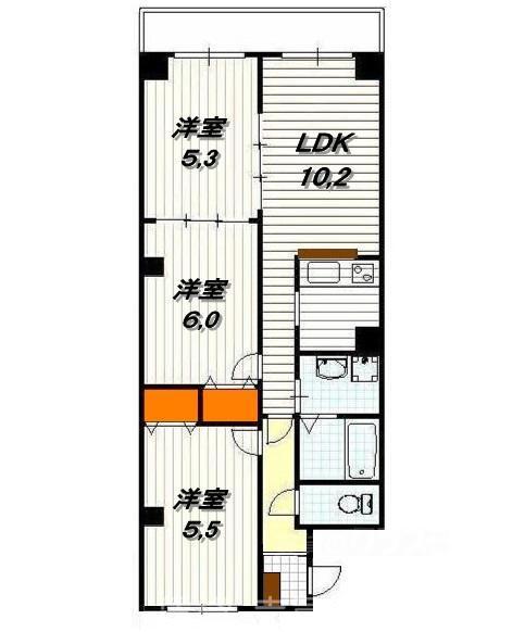 サンシャイン中川の間取り