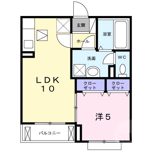正雀の完工年月（2023年5月）築の賃貸アパートの間取り
