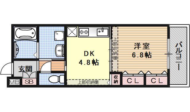 マ・リッチ西院の間取り