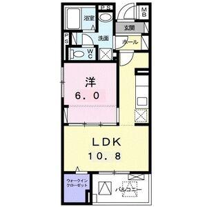 南吹田の完工年月(2023年6月)築の賃貸マンションの間取り