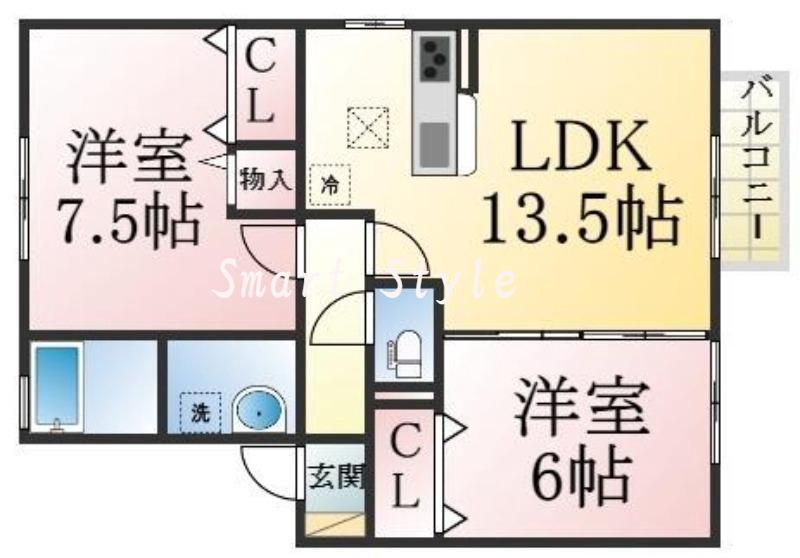 ウィルモア垂水 D棟の間取り
