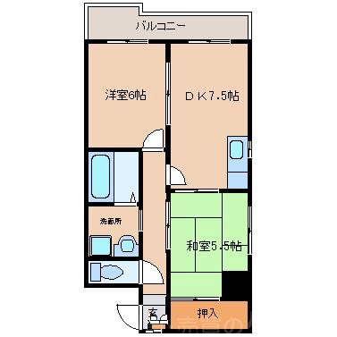 シャトーハイネの間取り