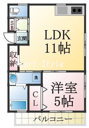 モンタージュ垂水の間取り