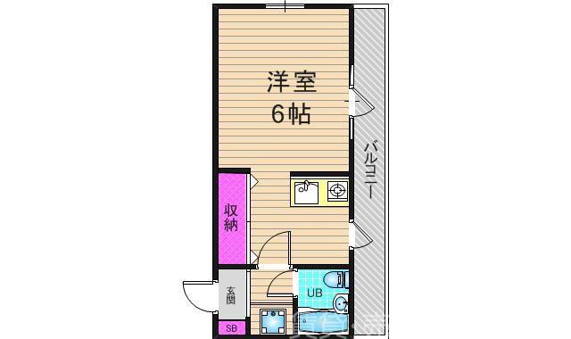 リバティ西陣の間取り