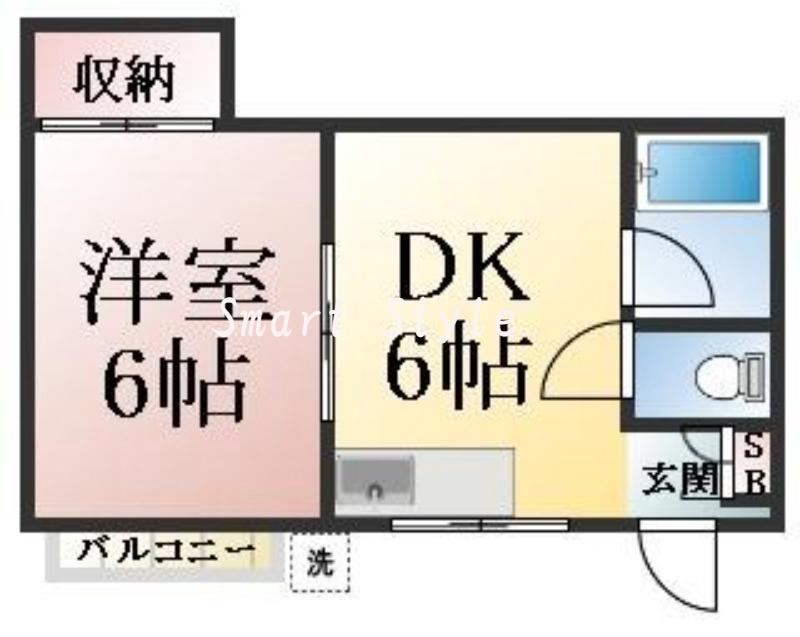 ナカネマンションの間取り