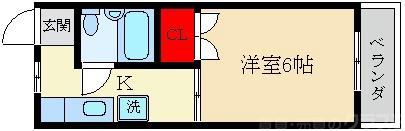 ハイネス香里の間取り