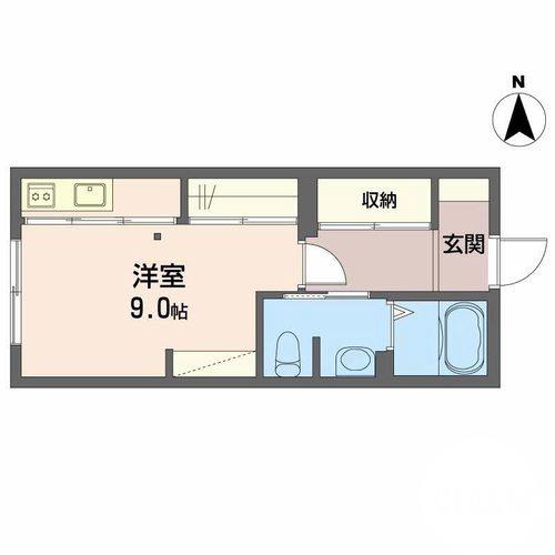 長曽根町の完工年月(1977年3月)築の賃貸アパートの間取り