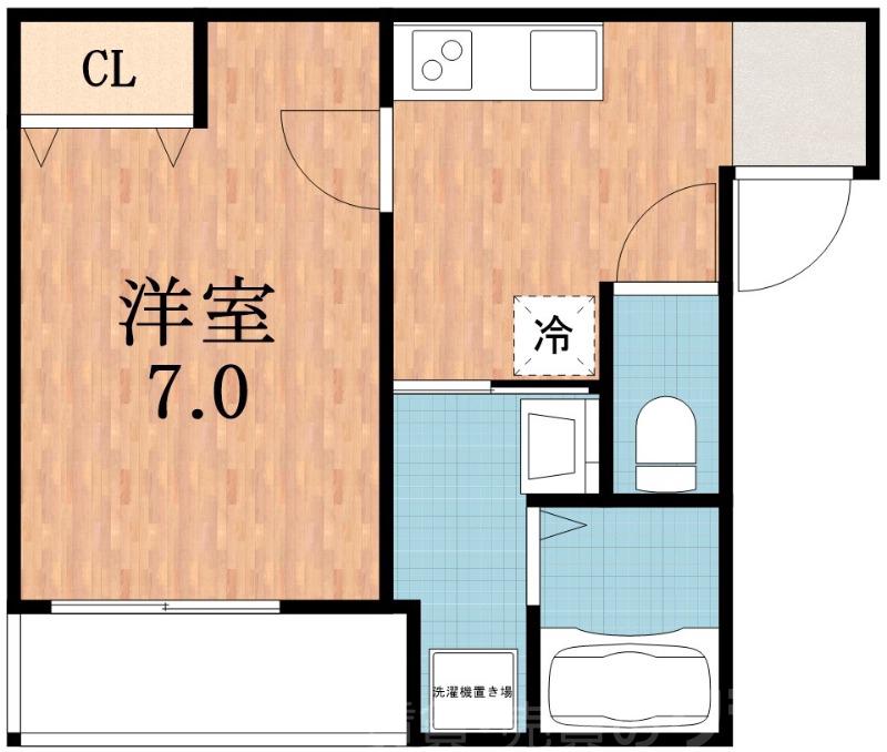 遠里小野の完工年月(2023年9月)築の賃貸アパートの間取り