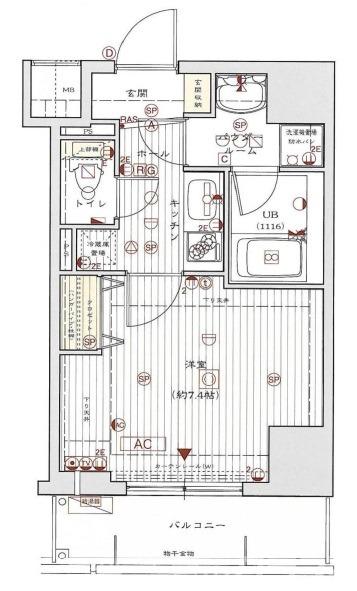 クリスタルグランツ京都御所西の間取り