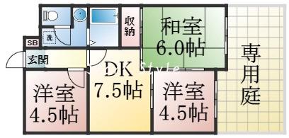 ヒルサイドテラス垂水の間取り