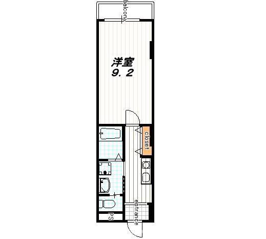 カームネス祇園南の間取り