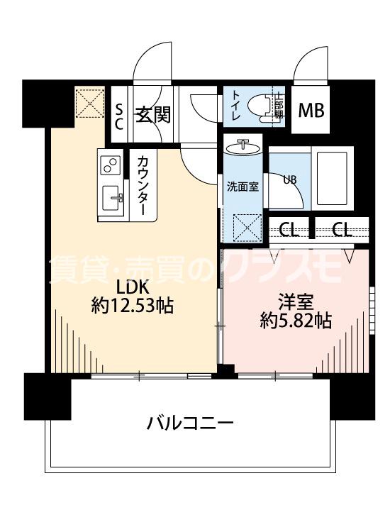 プレジオ難波WESTの間取り