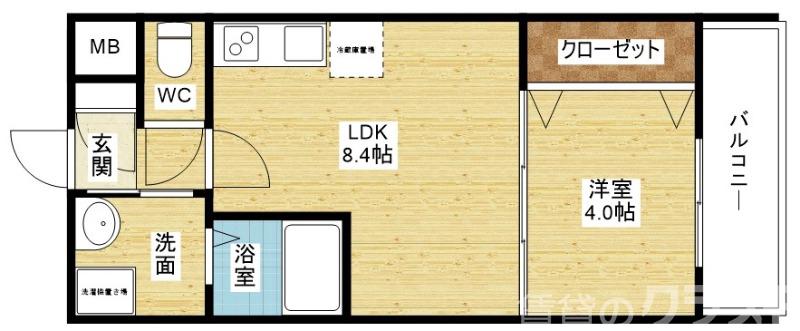 H-maison御幣島Ⅰの間取り