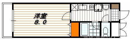 珠光ビル四条大宮の間取り