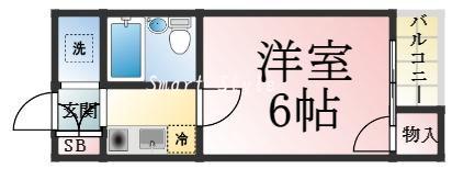 五色山ハイツの間取り